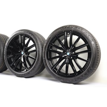 BMW Sommerkompletträder X5 G05 X6 G06 22 Zoll Styling 742 M Doppelspeiche