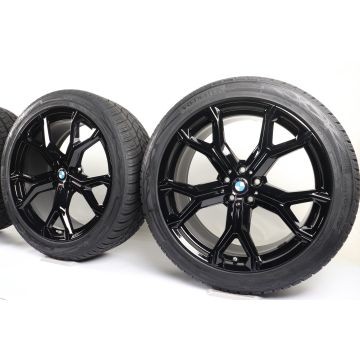BMW Winterkompletträder X5 G05 X6 G06 21 Zoll Styling 741 M Y-Speiche