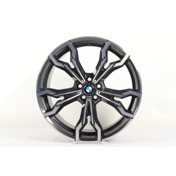1x Vorderachse BMW Alufelge X3M F97 X4M F98 21 Zoll Styling 765 M V-Speiche
