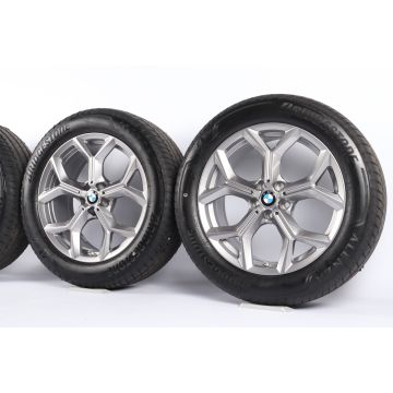 BMW Sommerkompletträder X3 G01 X4 G02 19 Zoll Styling 693 Y-Speiche