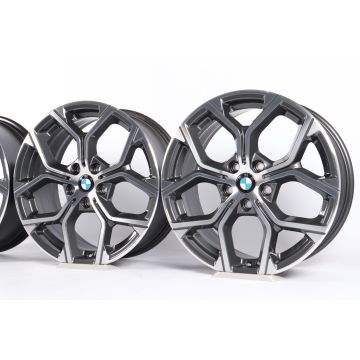 4x BMW Alufelgen X1 F48 X2 F39 18 Zoll Styling 579 Y-Speiche