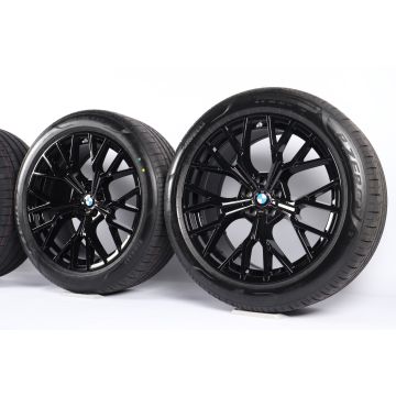 BMW Sommerkompletträder 7er G70 i7 G70 X3 G45 20 Zoll Styling 911M Y-Speiche