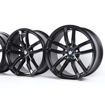 4x BMW Alloy Rims 5 Series G30 G31 18 Inch Styling 662 M Double-Spoke