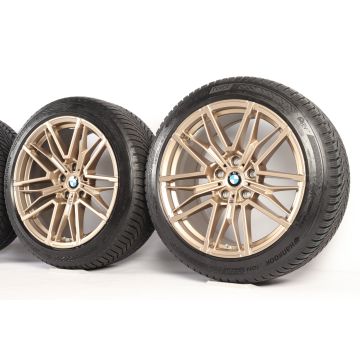 BMW Velgen met Winterbanden M5 G90 G99 20 Inch Styling 951 M Doppelspeiche