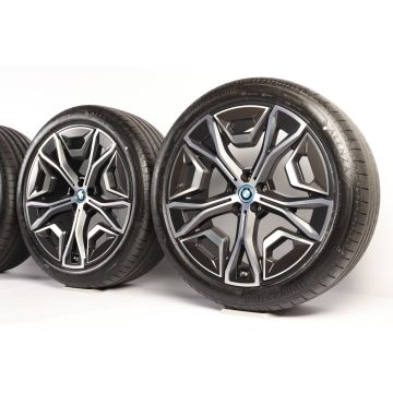 BMW Sommerkompletträder iX i20 22 Zoll Styling 1021 Aerodynamik