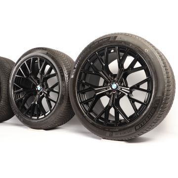BMW Winterkompletträder 7er G70 i7 G70 X3 G45 20 Zoll Styling 911M Y-Speiche