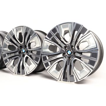 4x BMW Alloy Rims 7 Series G70 i7 G70 X3 G45 20 Inch Styling 906 Aerodynamik