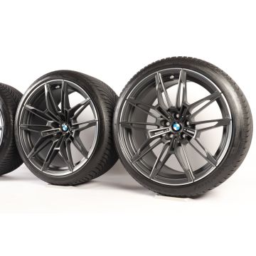 BMW Winterkompletträder M2 G87 M3 G80 G81 M4 G82 G83 19 Zoll 20 Zoll Styling 825 M Doppelspeiche