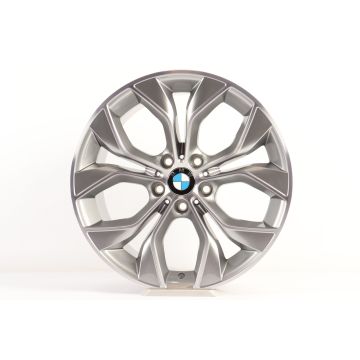 1x Hinterachse BMW Alufelge X3 F25 X4 F26 19 Zoll Styling 608 Y-Speiche