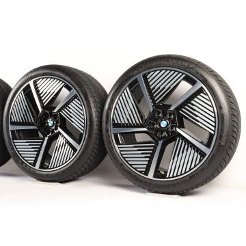 BMW Velgen met Winterbanden iX3 NA5 iX4 NA7 21 Inch Styling 1049 Aerodynamik Sternspeiche