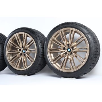 BMW Velgen met Winterbanden M2 G87 M3 G80 G81 M4 G82 G83 19 Inch Styling 829 M Doppelspeiche