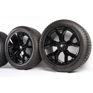 BMW Winterkompletträder X7 G07 21 Zoll Styling 752 Y-Speiche Nordic Soft Compound Spikes