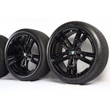 BMW Winterkompletträder 7er G70 i7 G70 X3 G45 21 Zoll Styling 908 M Doppelspeiche