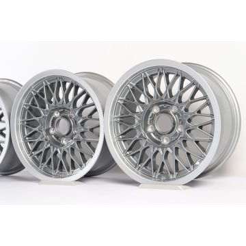 4x BMW Alufelgen 16 Zoll Styling 5 E30 Kreuzspeiche