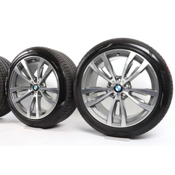 BMW Sommerkompletträder X5 F15 X6 F16 20 Zoll Styling 469 M Doppelspeiche