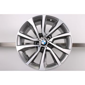 1x BMW Alloy Rim X5 F15 X6 F16 19 Inch Styling 595 V-Speiche