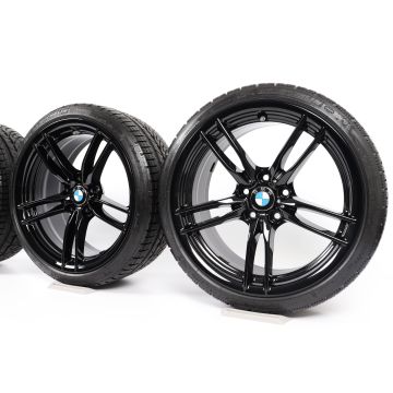 BMW Velgen met Winterbanden M3 F80 M4 F82 F83 19 Inch Styling 641 M Doppelspeiche