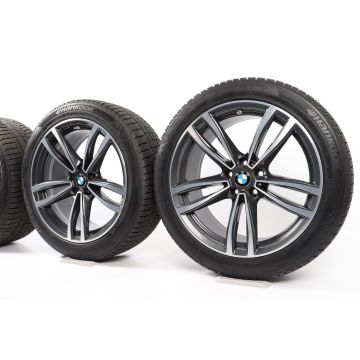 BMW Winterkompletträder 6er G32 7er G11 G12 19 Zoll Styling 647 M Doppelspeiche