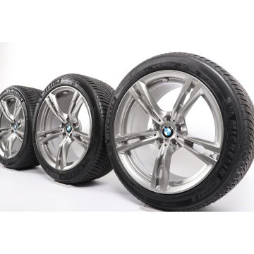 BMW Velgen met Winterbanden M5 F90 M8 F91 F92 F93 19 Inch Styling 705 M Doppelspeiche