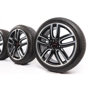 MINI Velgen met Zomerbanden F60 Countryman 19 Inch Styling JCW Course Spoke 523 2-Tone