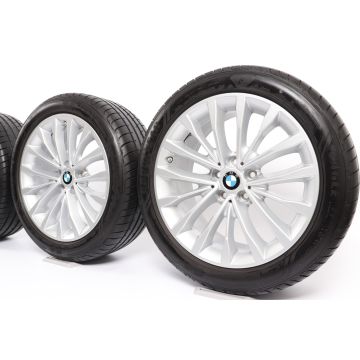 BMW Velgen met Zomerbanden 5 Serie G30 G31 18 Inch Styling 632 W-Speiche