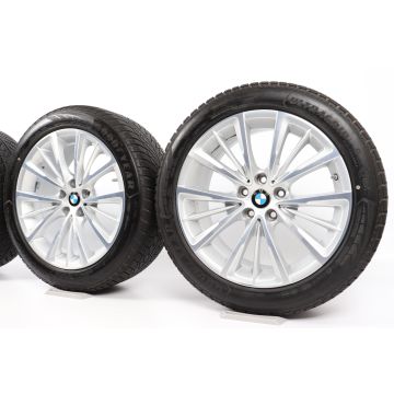 BMW Winterkompletträder 6er G32 7er G11 G12 18 Zoll Styling 643 W-Speiche
