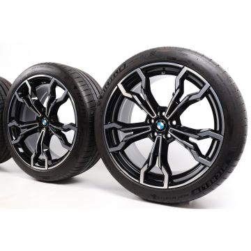 BMW Velgen met Zomerbanden X3M F97 X4M F98 21 Inch Styling 765 M V-Speiche