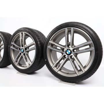 BMW Sommerkompletträder 1er F20 F21 2er F22 F23 18 Zoll Styling 719 M Doppelspeiche