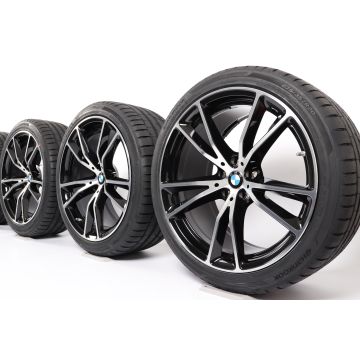 BMW Velgen met Zomerbanden 6 Serie G32 7 Serie G11 G12 20 Inch Styling 686 Doppelspeiche