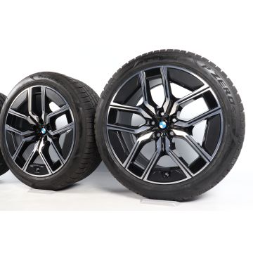 BMW Winterkompletträder 7er G70 20 Zoll Styling 907 M M V-Speiche