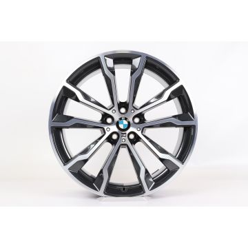 1x Rear axle BMW Alloy Rim X3 G01 X4 G02 20 Inch Styling 699 M Doppelspeiche