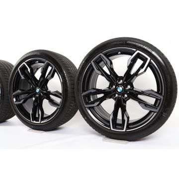 BMW Sommerkompletträder X3 G01 X4 G02 21 Zoll Styling 718 M Doppelspeiche
