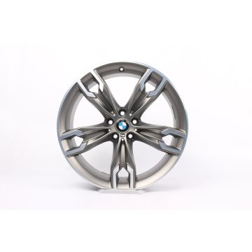 1x Achteras BMW Velg 5 Serie G30 G31 20 Inch Styling 668 M Doppelspeiche