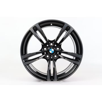 1x Vooras BMW Velg M2 F87 M3 F80 M4 F82 F83 19 Inch Styling 437 M Doppelspeiche