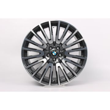 1x Vorderachse BMW Alufelge 6er G32 7er G11 G12 21 Zoll Styling 629 Vielspeiche