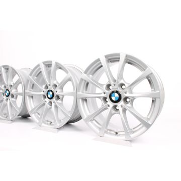 4x BMW Alloy Rims 3 Series F30 F31 4 Series F32 F33 F36 16 Inch Styling 390