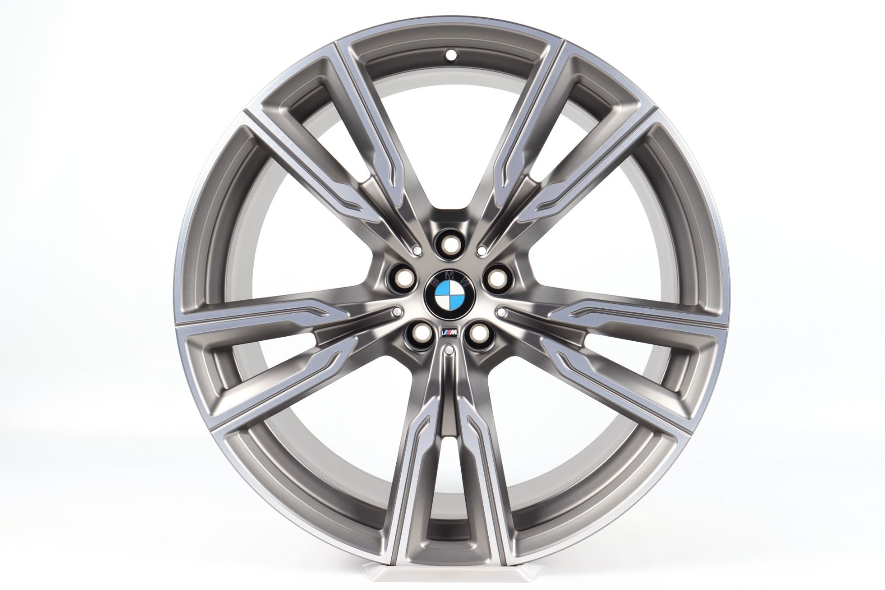 1x Vorderachse BMW Alufelge X5 G05 X6 G06 22 Zoll Styling 747 M V-Speiche