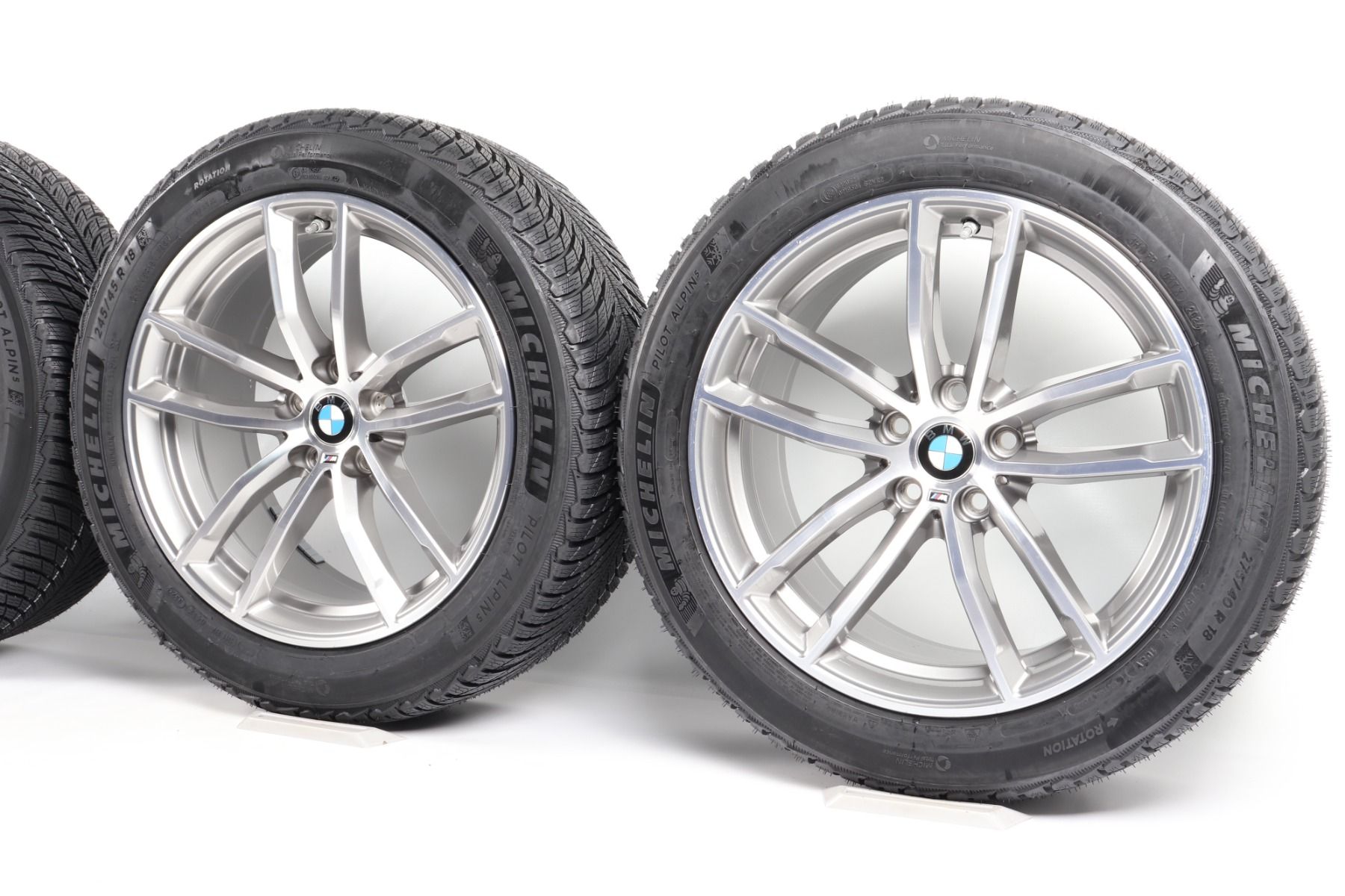 BMW Winterkompletträder 5er G30 G31 18 Zoll Styling 662 M Doppelspeiche