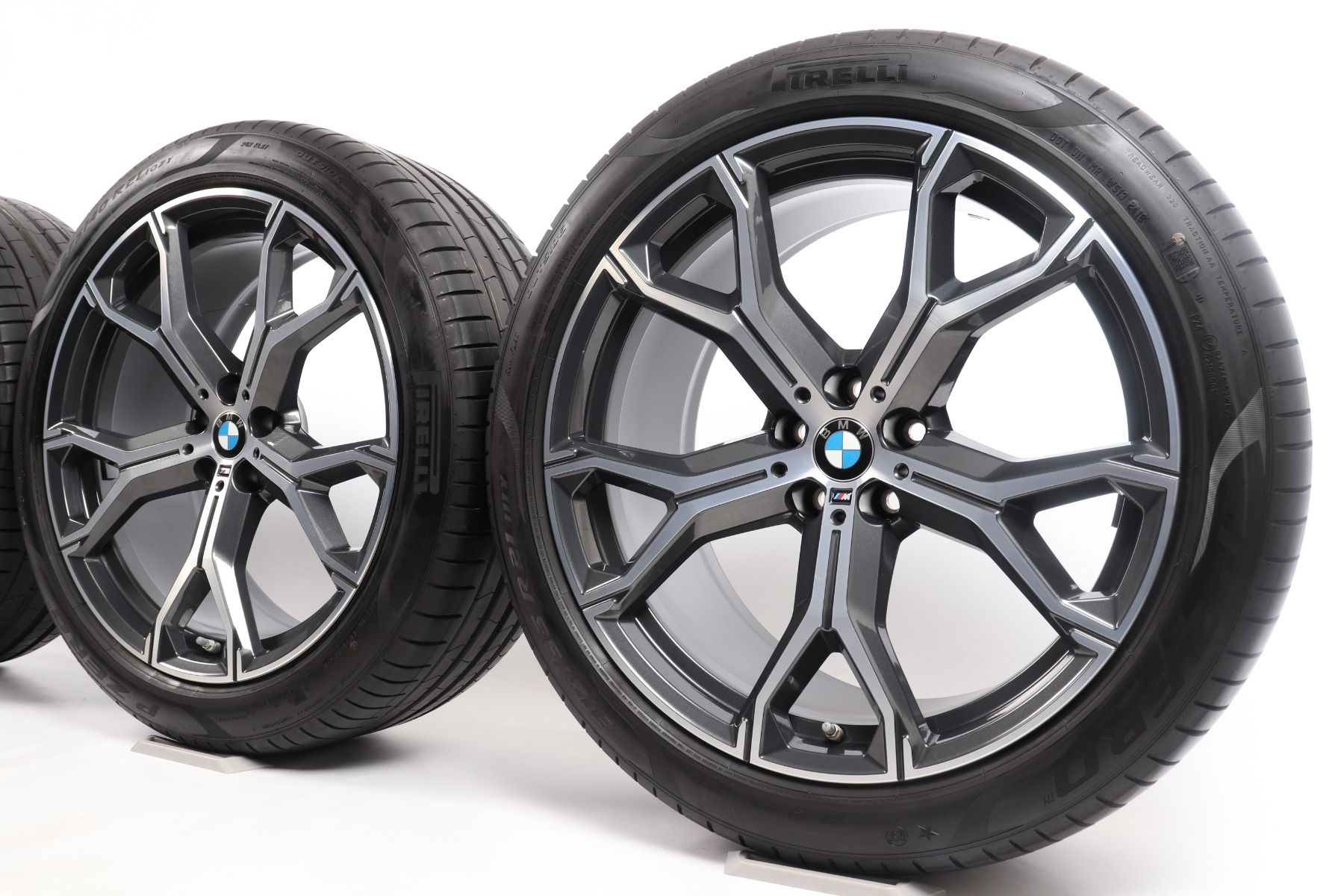 BMW Sommerkompletträder X5 G05 X6 G06 21 Zoll Styling 741 M Y-Speiche