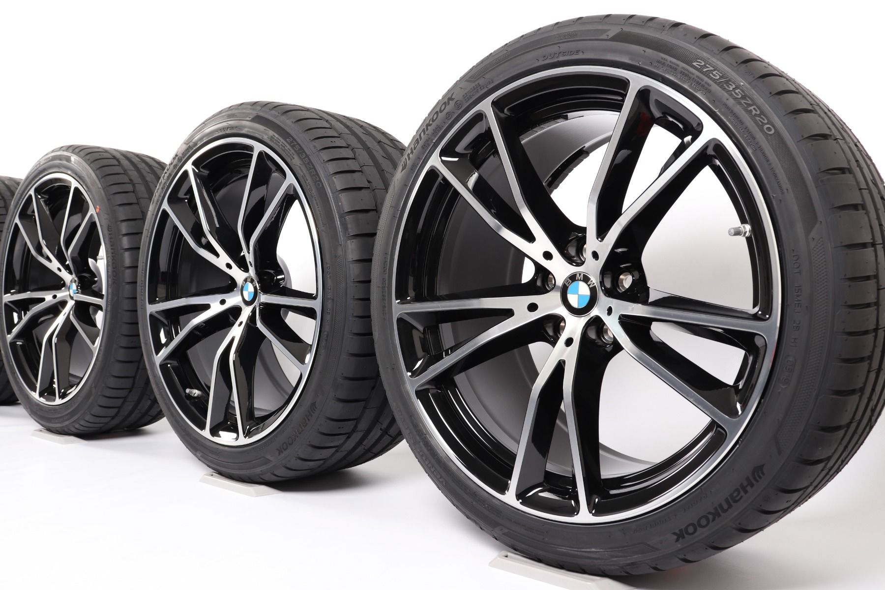 BMW Sommerkompletträder 6er G32 7er G11 G12 20 Zoll Styling 686 Doppelspeiche