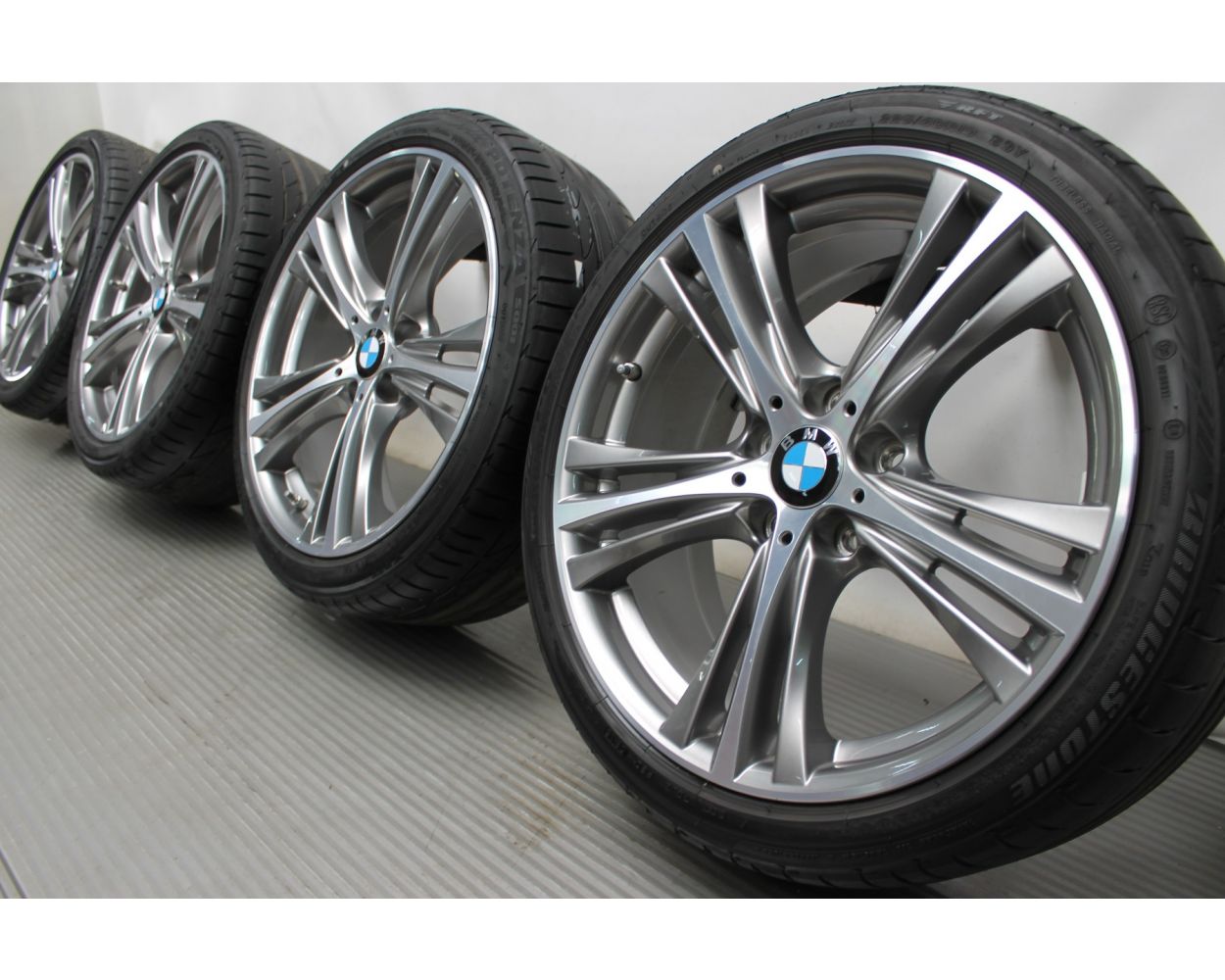4 OEM FACTORY BMW Wheels 446 ET46 X5 F15 FB81 FIT 3 SERIES 328 BLACK 18" inch
