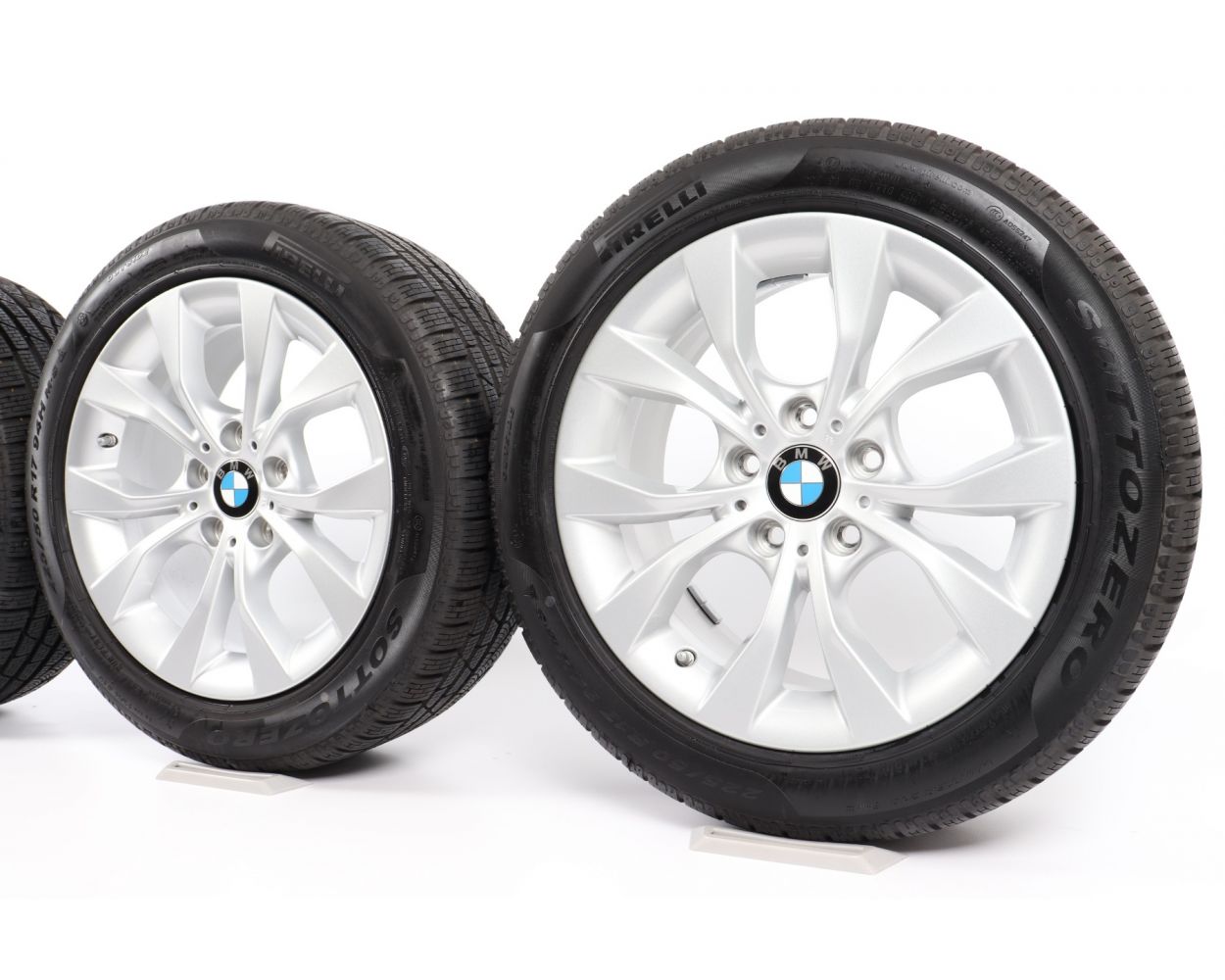 BMW Winter Wheels X1 E84 17 Zoll Styling 318 Vspoke RDC silber